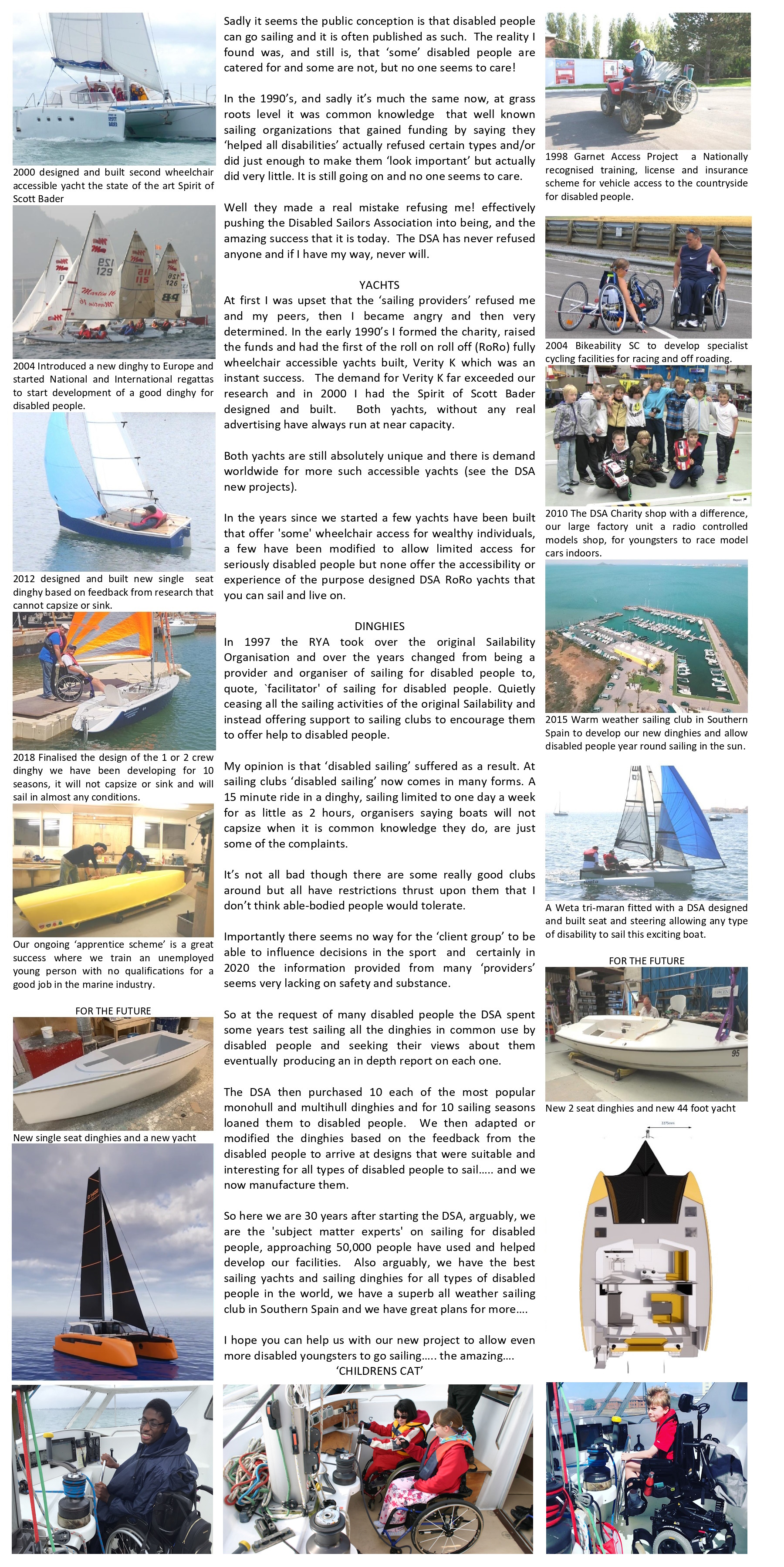 disabled sailing wheelchair accessible yacht